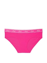 Victoria's Secret PINK Enchanted Pink Cotton Logo Hipster Knickers - Image 3 of 3