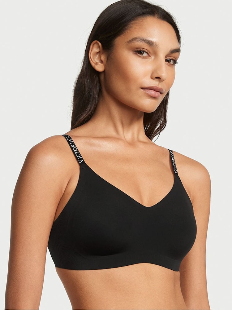 Victoria's Secret Black Lightly Lined Lounge Bralette - Image 1 of 3