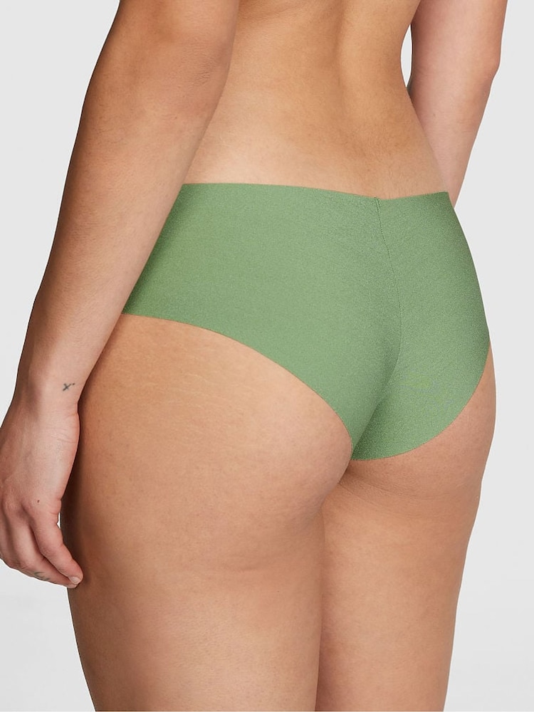 Victoria's Secret PINK Wild Grass Green No Show Cheeky Knickers - Image 2 of 3
