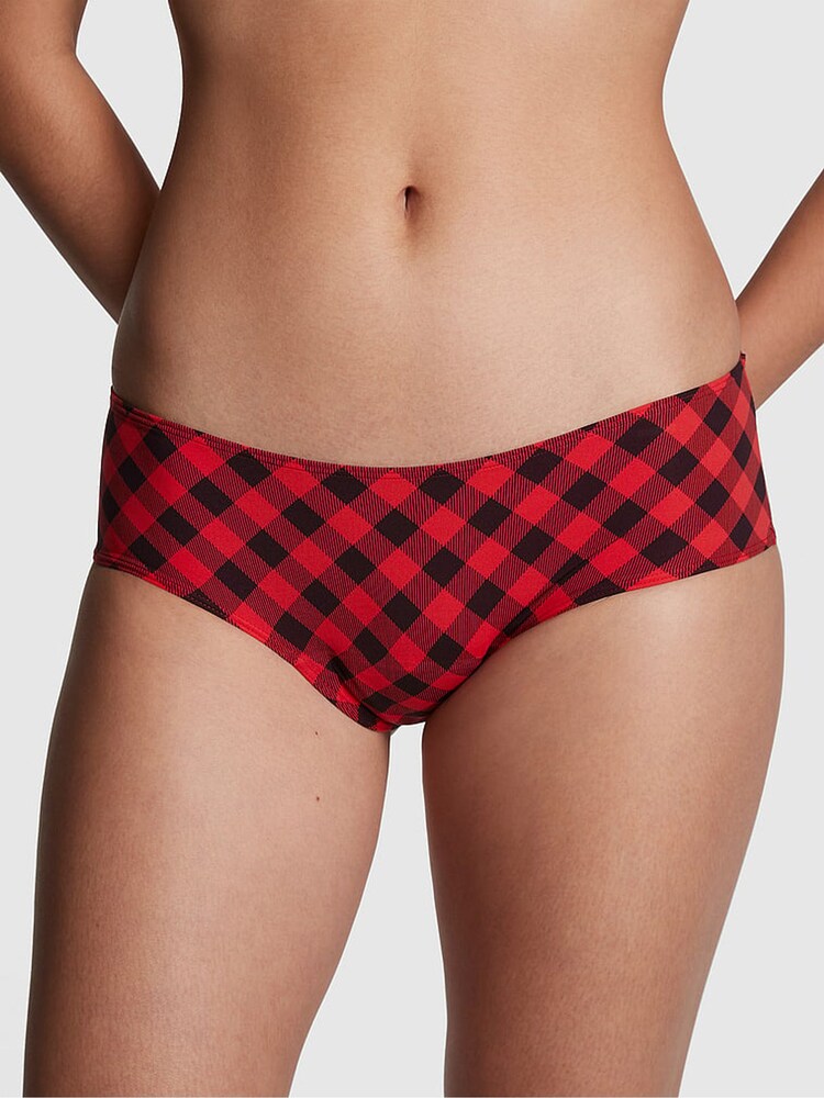 Victoria's Secret PINK Red Pepper Tartan Hipster Period Pant Knickers - Image 1 of 1