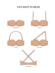 Victoria's Secret Sweet Praline Nude Strapless Bra - Image 4 of 4