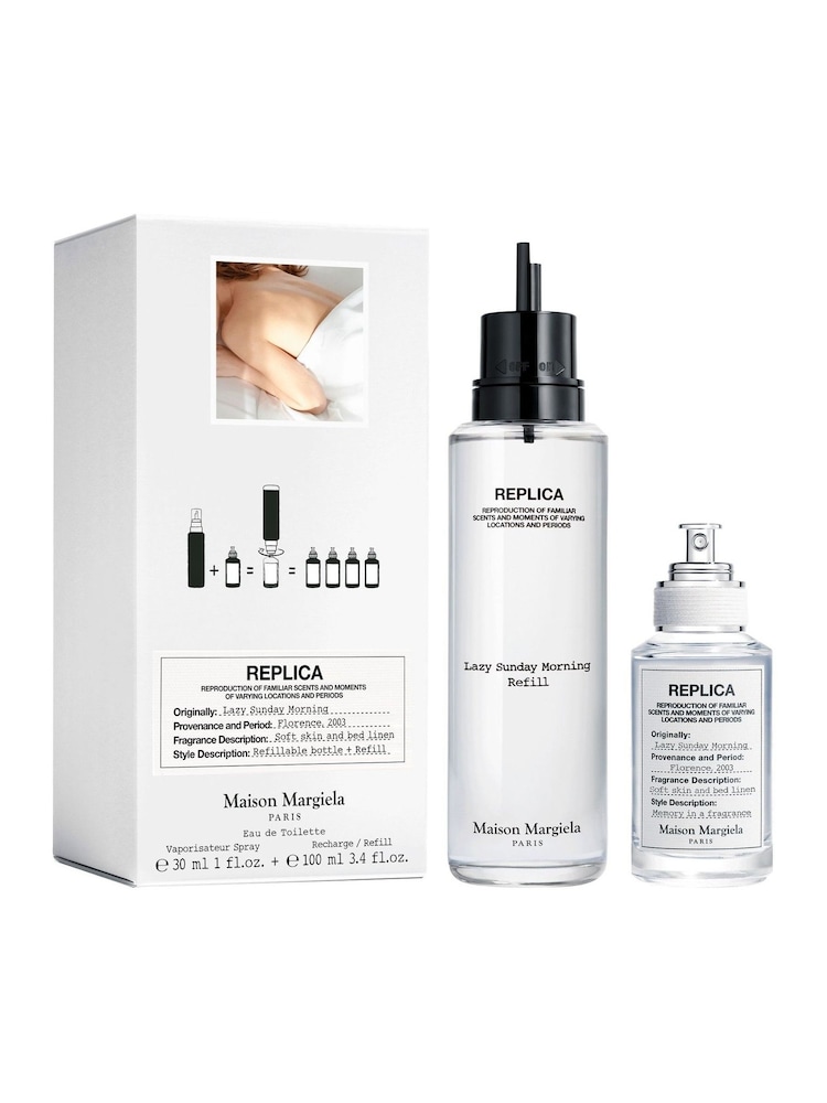 Maison Margiela Replica Lazy Sunday Morning Eau de Toilette 30ml + Refill Bottle 100ml Gift Set - Image 2 of 5