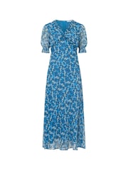 Great Plains Blue Meadow Ditsy V Neck Dress - Image 4 of 4