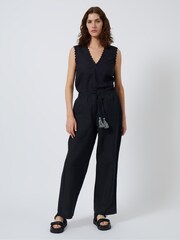 Great Plains Black Spring Drawstring Trouser - Image 1 of 4