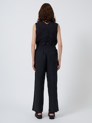 Great Plains Black Spring Drawstring Trouser - Image 2 of 4