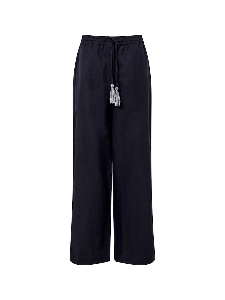 Great Plains Black Spring Drawstring Trouser - Image 4 of 4