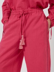 Great Plains Pink Spring Drawstring Trouser - Image 2 of 5