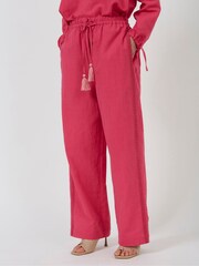 Great Plains Pink Spring Drawstring Trouser - Image 3 of 5