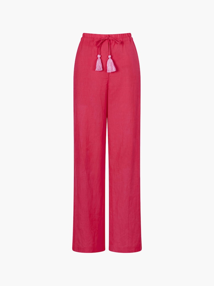 Great Plains Pink Spring Drawstring Trouser - Image 5 of 5