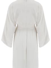 Pour Moi White Ecovero Crinkle O Ring Cover Up - Image 5 of 5