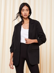 Friends Like These Black Edge to Edge Tailored Blazer - Image 2 of 4