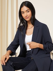 Friends Like These Blue Edge to Edge Tailored Blazer - Image 3 of 4