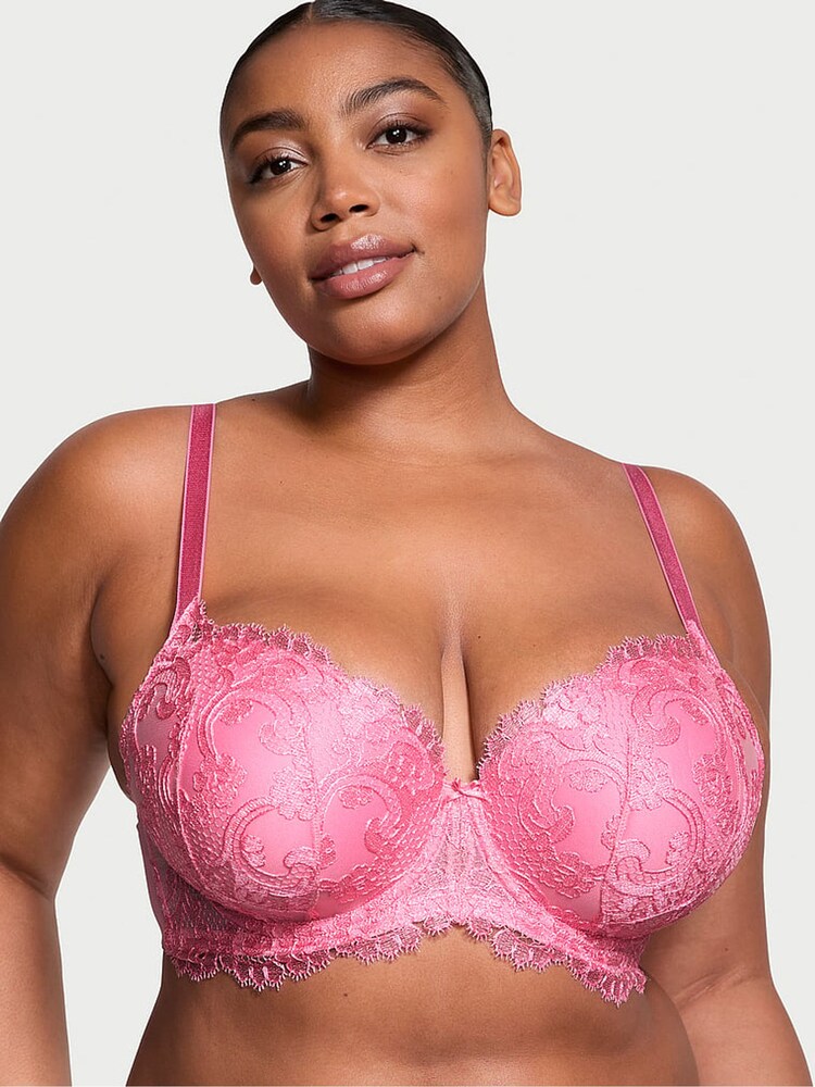 Victoria's Secret Pink Tickled Boho Floral Lightly Lined Demi Boho Floral Bra - Image 1 of 4