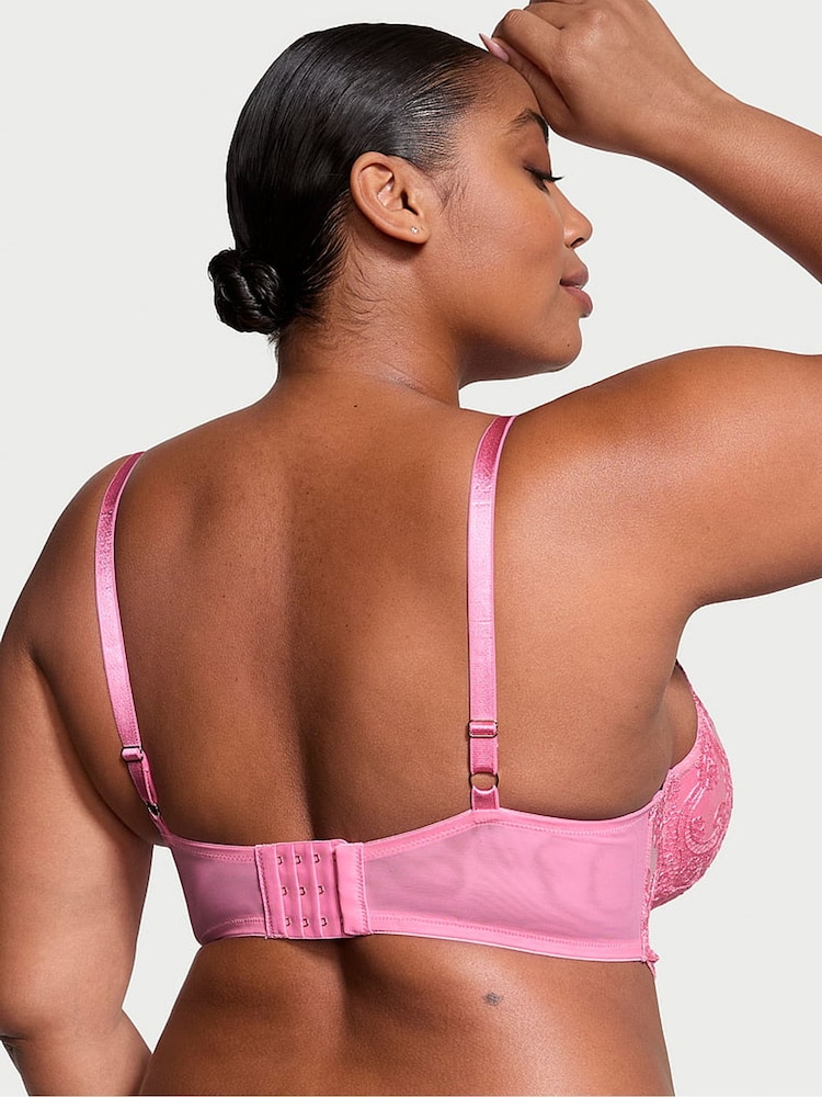 Victoria's Secret Pink Tickled Boho Floral Lightly Lined Demi Boho Floral Bra - Image 2 of 4