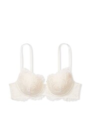 Victoria's Secret White Coconut Boho Floral Lightly Lined Demi Boho Floral Bra - Image 3 of 3