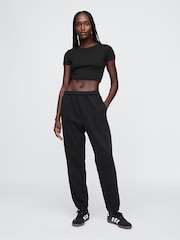 Gap Black Vintage Soft Fleece-Lined Joggers - Image 4 of 5