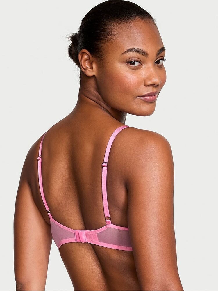 Victoria's Secret Pink Tickled Boho Floral Unlined Balcony Boho Floral Bra - Image 2 of 3 Victoria's Secret Pink Tickled Boho Floral Unlined Balcony Boho Floral Bra - Image 2 of 3