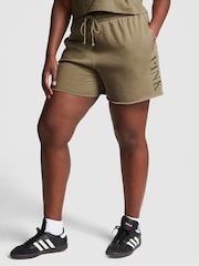 Victoria's Secret PINK Dusted Olive Green Everyday Fleece Sweat Short - Image 1 of 4