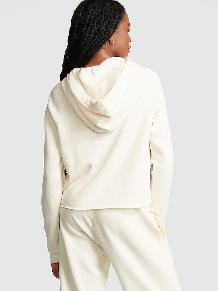 Victoria's Secret PINK Creamer Everyday Fleece Hoodie - Image 2 of 3 Victoria's Secret PINK Creamer Everyday Fleece Hoodie - Image 2 of 3