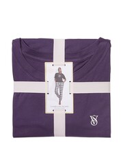 Victoria's Secret Valiant Purple Logo Pin Dot Long Cuffed Pyjamas - Image 4 of 4
