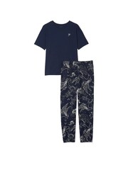 Victoria's Secret Noir Navy Blue Pegasus Long Cuffed Pyjamas - Image 3 of 3