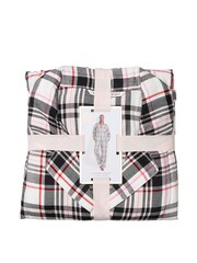 Victoria's Secret Black Red White Tartan Flannel Long Pyjamas - Image 4 of 4