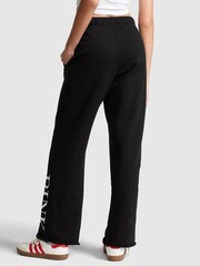 Victoria's Secret PINK Pure Black Fleece Heritage Jogger - Image 2 of 4