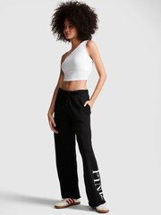 Victoria's Secret PINK Pure Black Fleece Heritage Jogger - Image 3 of 4