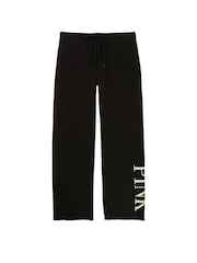 Victoria's Secret PINK Pure Black Fleece Heritage Jogger - Image 4 of 4
