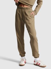 Victoria's Secret PINK Dusted Olive Green Everyday Fleece Classic Joggers - Image 1 of 4
