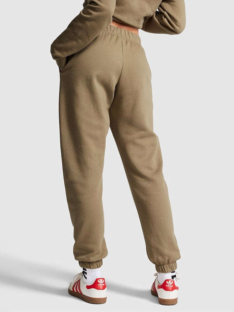 Victoria's Secret PINK Dusted Olive Green Everyday Fleece Classic Joggers - Image 2 of 4