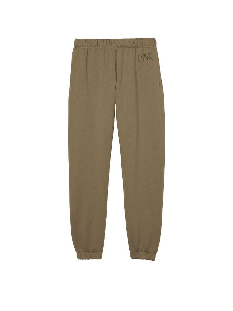 Victoria's Secret PINK Dusted Olive Green Everyday Fleece Classic Joggers - Image 4 of 4 Victoria's Secret PINK Dusted Olive Green Everyday Fleece Classic Joggers - Image 4 of 4