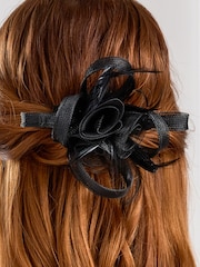 Jon Richard Black Small Fascinator - Image 2 of 2