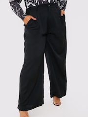 In The Style Black Jess Millichamp Wide Leg Trousers - Image 3 of 4