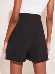 Lipsy Black High Waisted Tailored Summer Shorts - Image 2 of 4