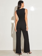 Lipsy Black Wide Leg Woven Smart Trousers - Image 2 of 4