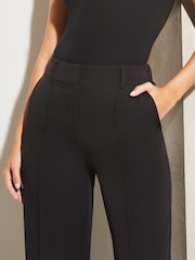 Lipsy Black Wide Leg Woven Smart Trousers - Image 4 of 4