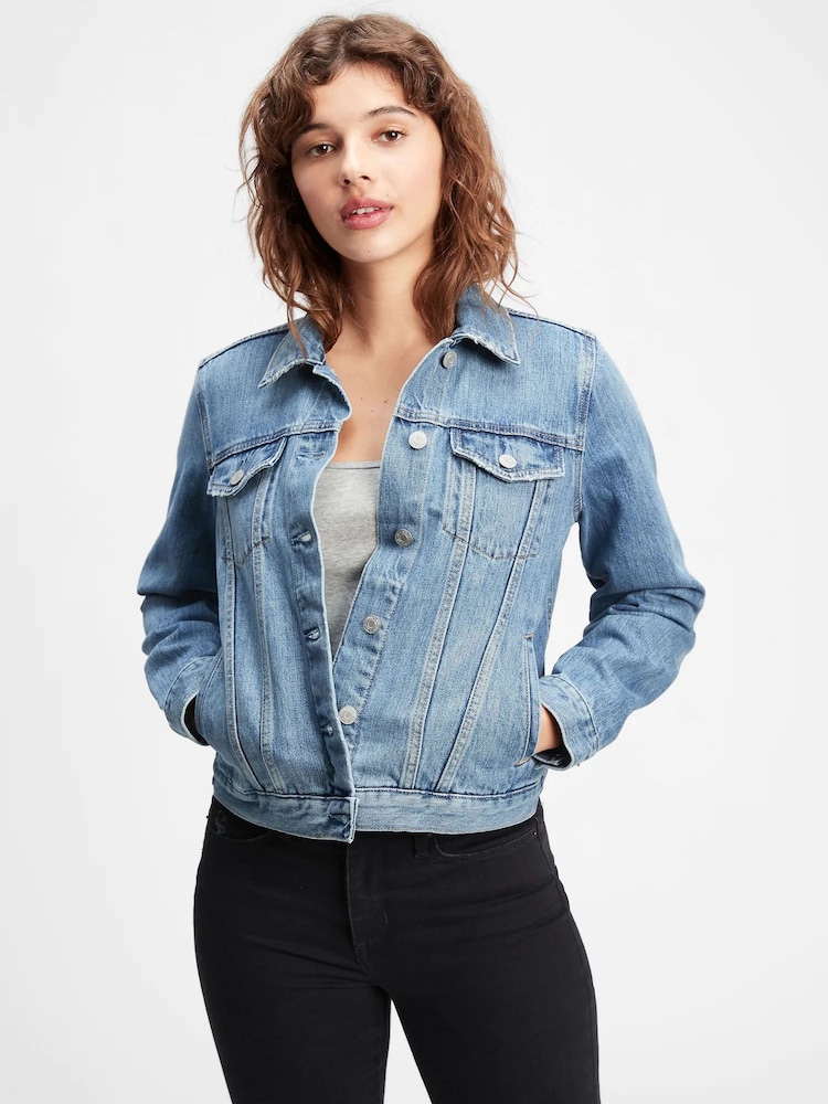 Gap Blue Icon Denim Jacket - Image 1 of 4