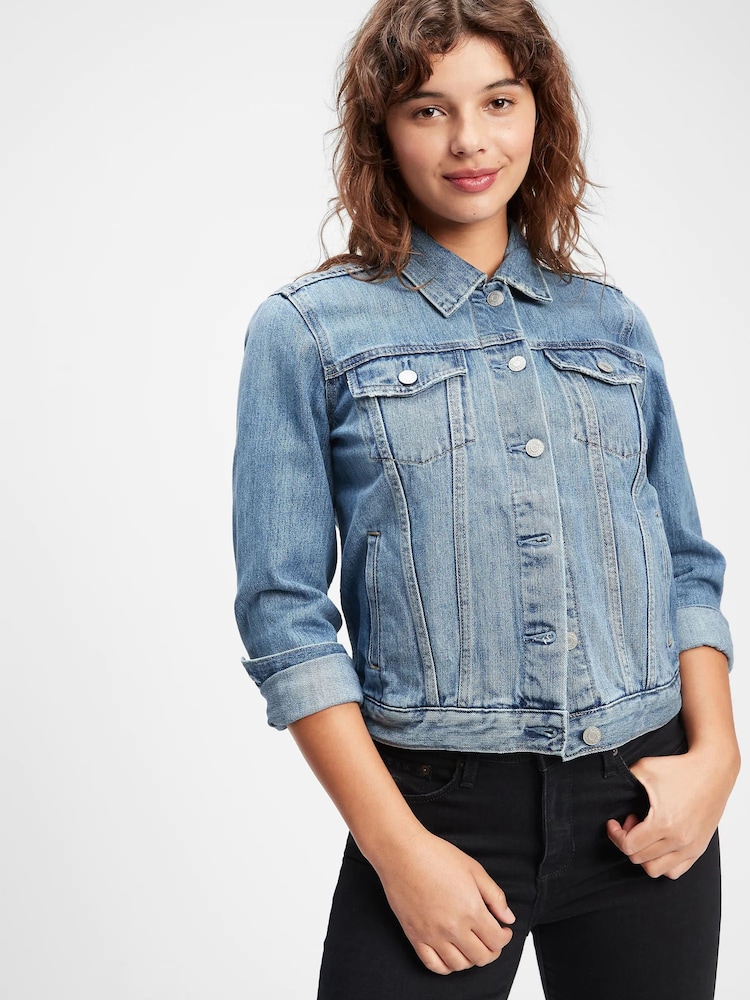 Gap Blue Icon Denim Jacket - Image 2 of 4