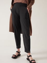 Zwart - Athleta - Brooklyn - Vederlichte enkellange broek met halfhoge taille - Image 1 of 4