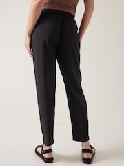 Zwart - Athleta - Brooklyn - Vederlichte enkellange broek met halfhoge taille - Image 2 of 4