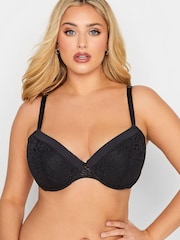 Yours Curve Spitzen-BHs im 2er-Pack mit Kontrastdesign und tiefem Ausschnitt - Bild 3 von 4