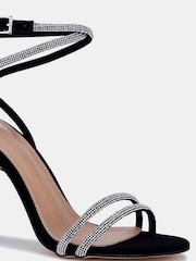 Novo Black Pain Killer Diamante Trim Heels - Image 3 of 4