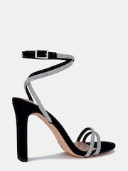Novo Black Pain Killer Diamante Trim Heels - Image 4 of 4
