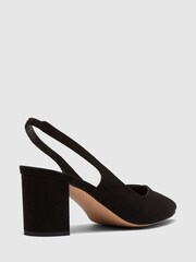 Novo Black Ice Cream Block Heel Slingback Court - Image 3 of 4