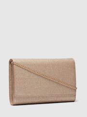 Novo Gold Arcadia Glitter Clutch Bag - Image 2 of 4
