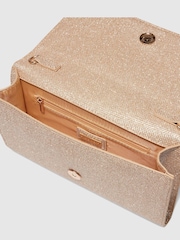 Novo Gold Arcadia Glitter Clutch Bag - Image 4 of 4