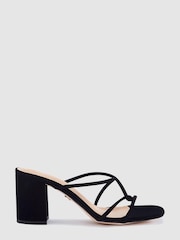 Novo Black Nia Block Heel Mule - Image 1 of 3