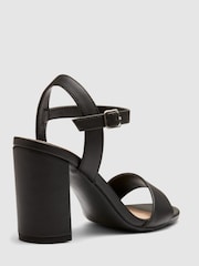 Novo Black Wide FIt Mills Block Heel Sandal - Image 2 of 3