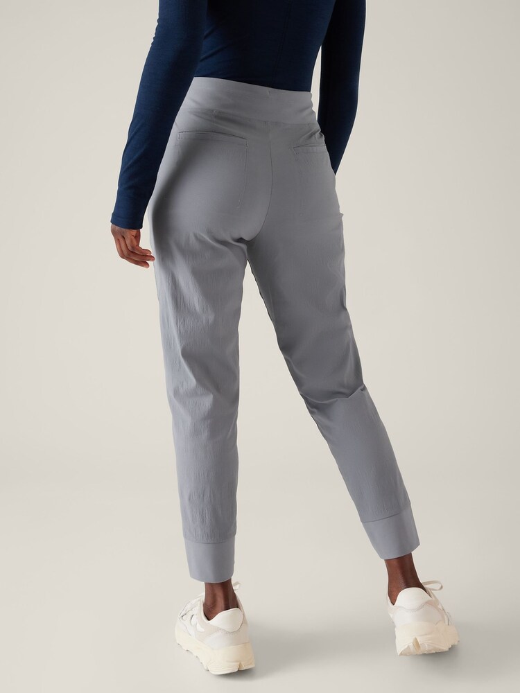 Athleta Blue Trekkie Lightweight Ripstop Walking Joggers - Image 2 of 4